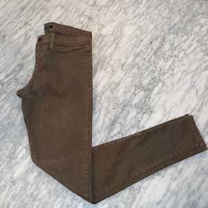 Olive Green Flying Monkey Skinny Jeans